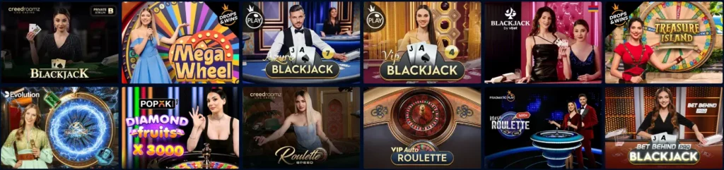 casino en direct populaire de Vbet